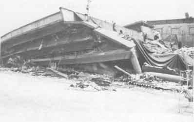 South Seas Complex - collapsed building