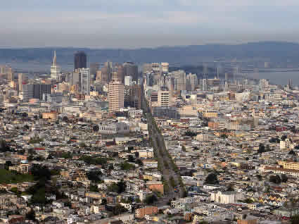 San Francisco seen from Twin Peaks
